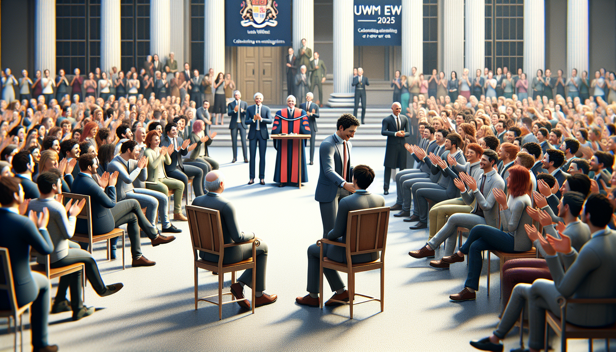 alt_text: "UWM News 2025: Celebrating the inauguration of a new chancellor signaling a fresh era."