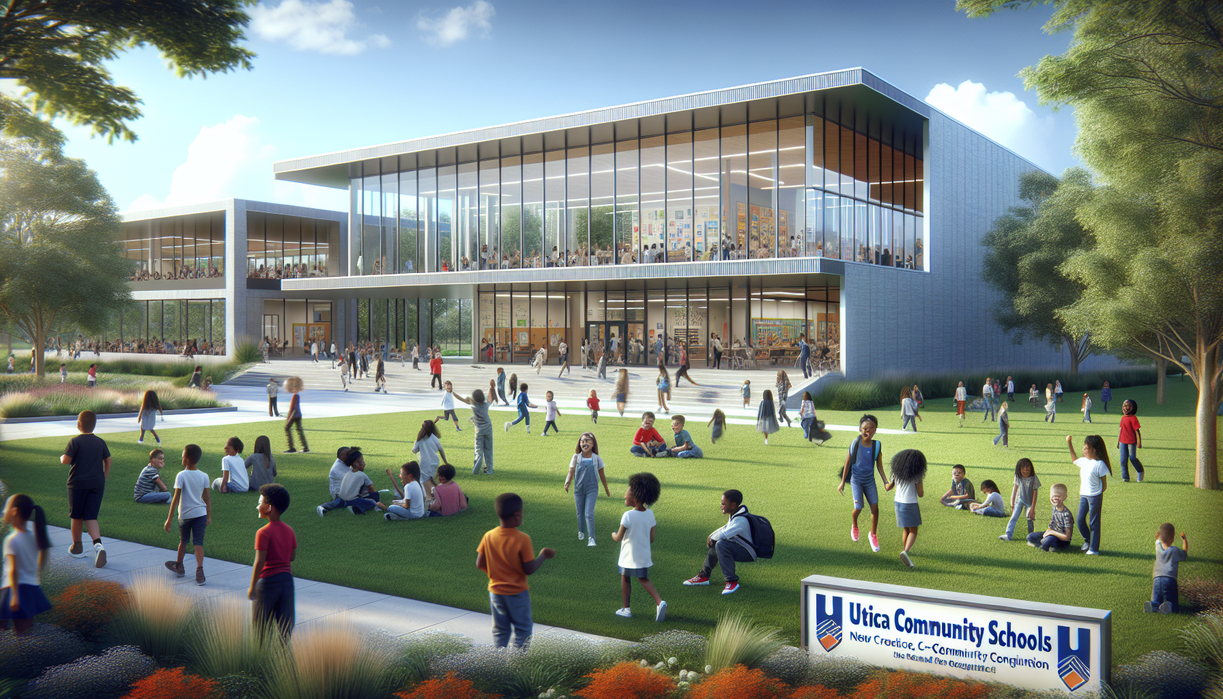 alt_text: "Utica Schools innovate grading system, making headlines. News headline feature."