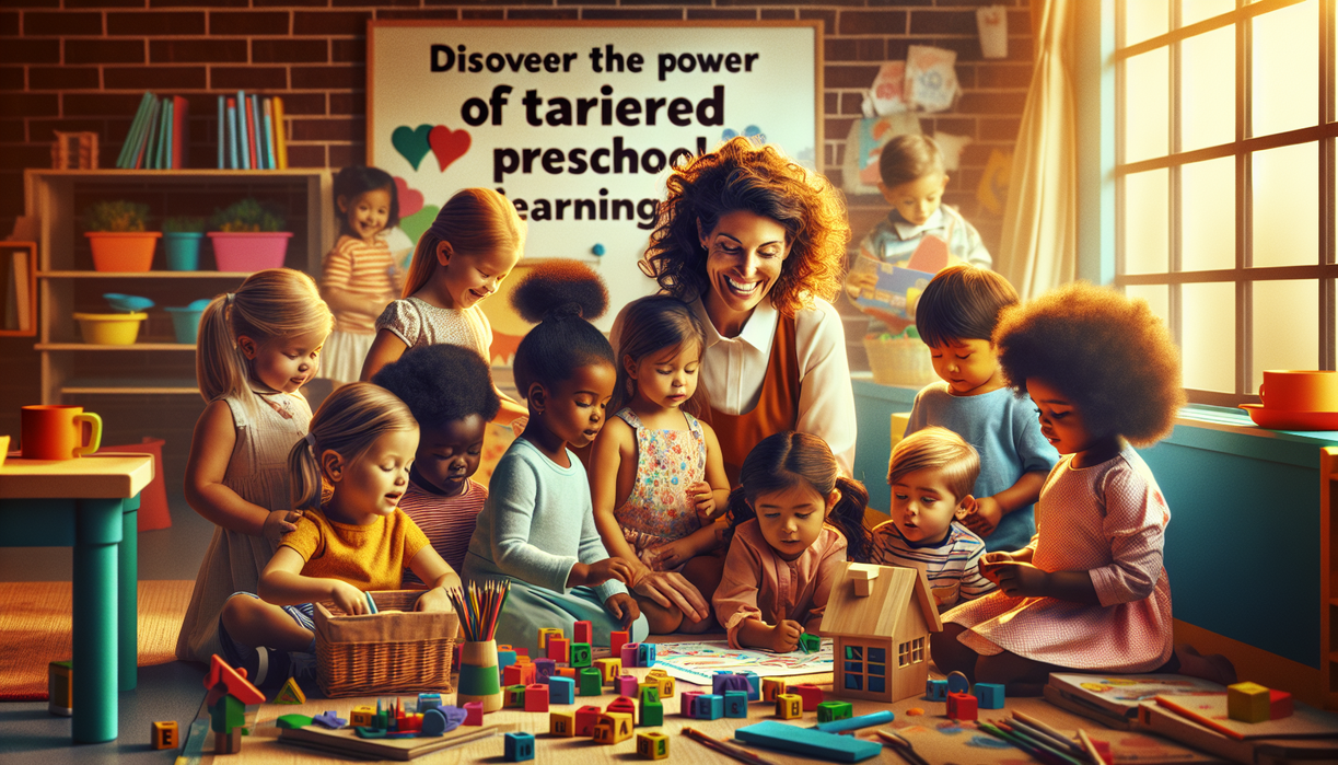 alt_text: Book cover titled "Content Context in Preschool: The Hidden Advantage" with playful design elements.