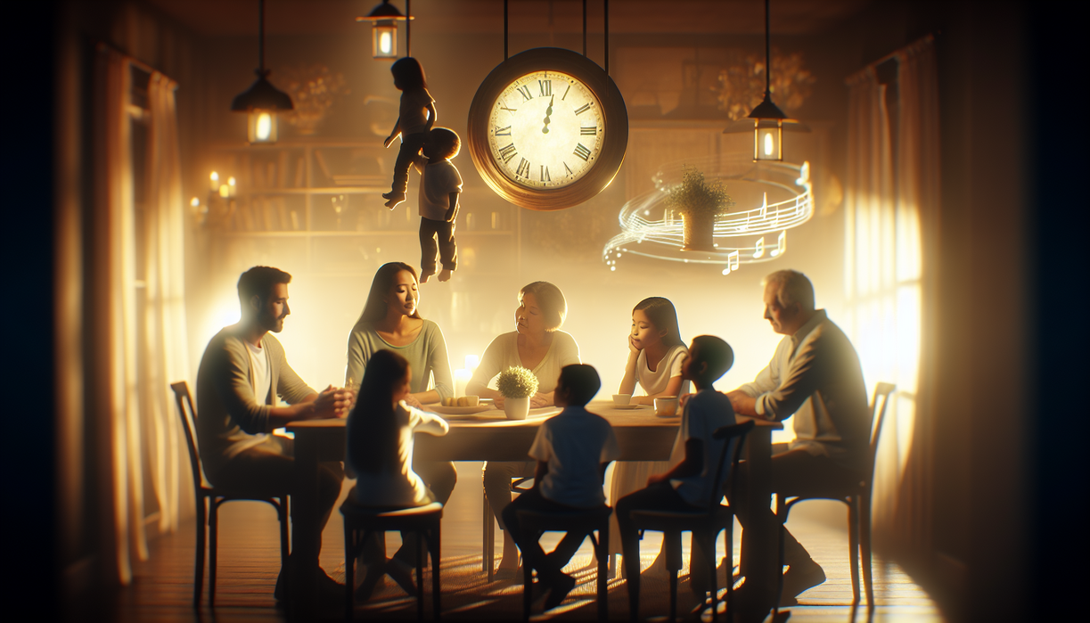 alt_text: "A group of diverse students and a teacher happily engaged in a classroom setting."