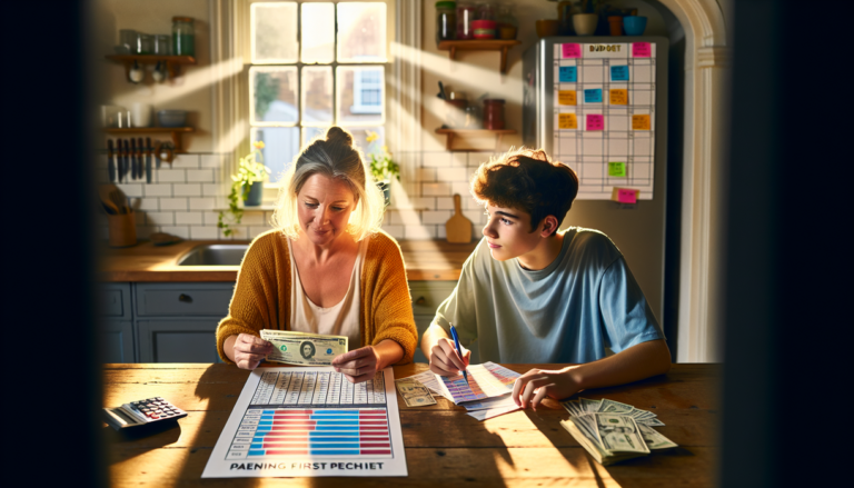 alt_text: Parent multitasks, balancing work calls and driving, with child in the backseat.