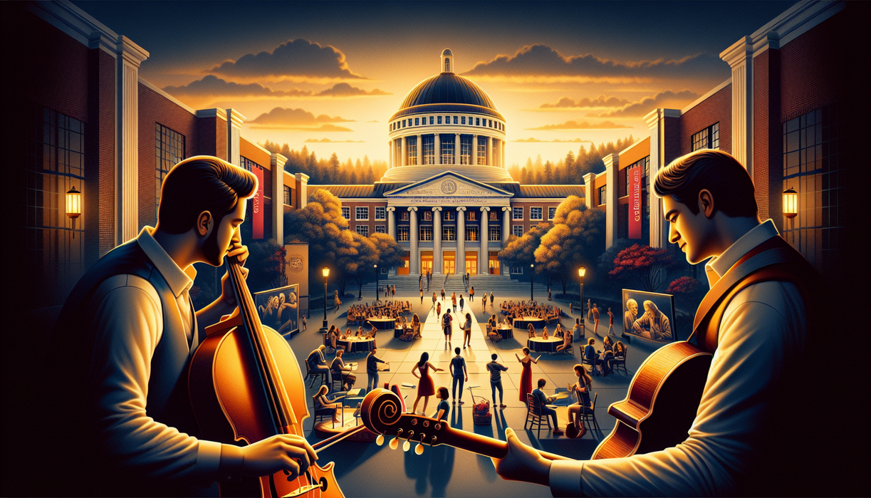 "alt_text": "Concert event poster for 'Content Context' at Georgia Southwestern."