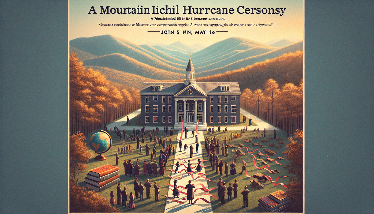 alt_text: A sturdy, elevated mountain school designed to withstand Atlantic hurricane seasons.