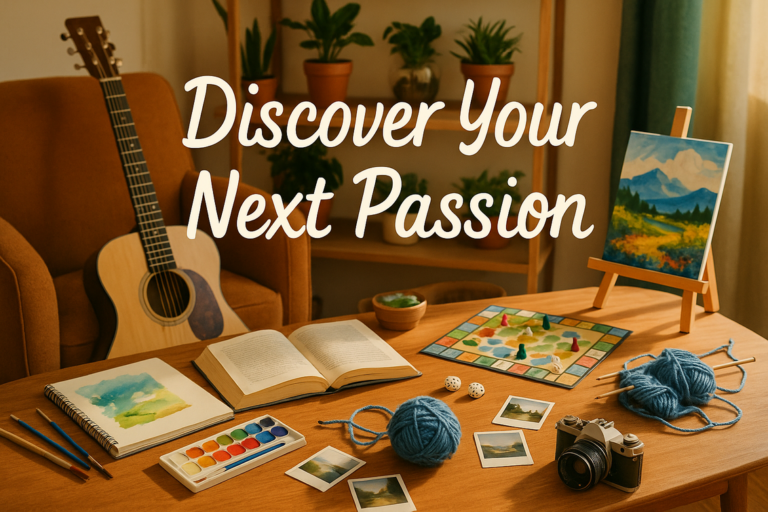 alt_text: Diverse hobbies like painting, hiking, and cooking that inspire personal growth and redefine you.