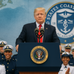 Content Context: Trump at Coast Guard Graduation