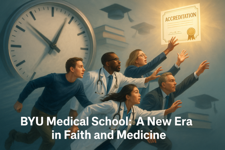 alt_text: BYU Medical School: Integrating faith with modern medical education and practice.