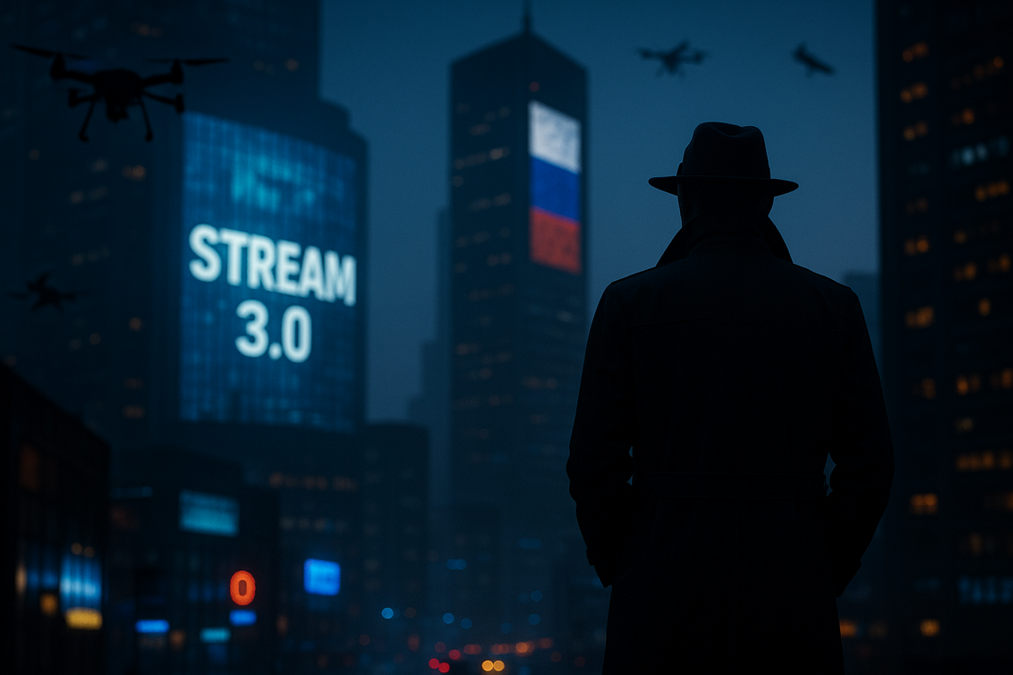 **alt_text:** Stream 3.0 review with a focus on Russia's strategic risks and geopolitical dynamics.